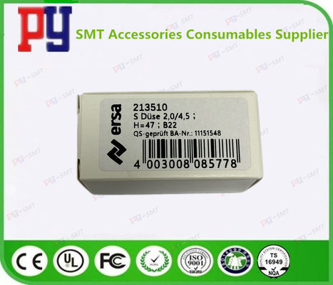 Ersa เลือกคลื่น Solder S NOZZLE 2.0/4.5: H=47: B14,1 213510 SMT อะไหล่